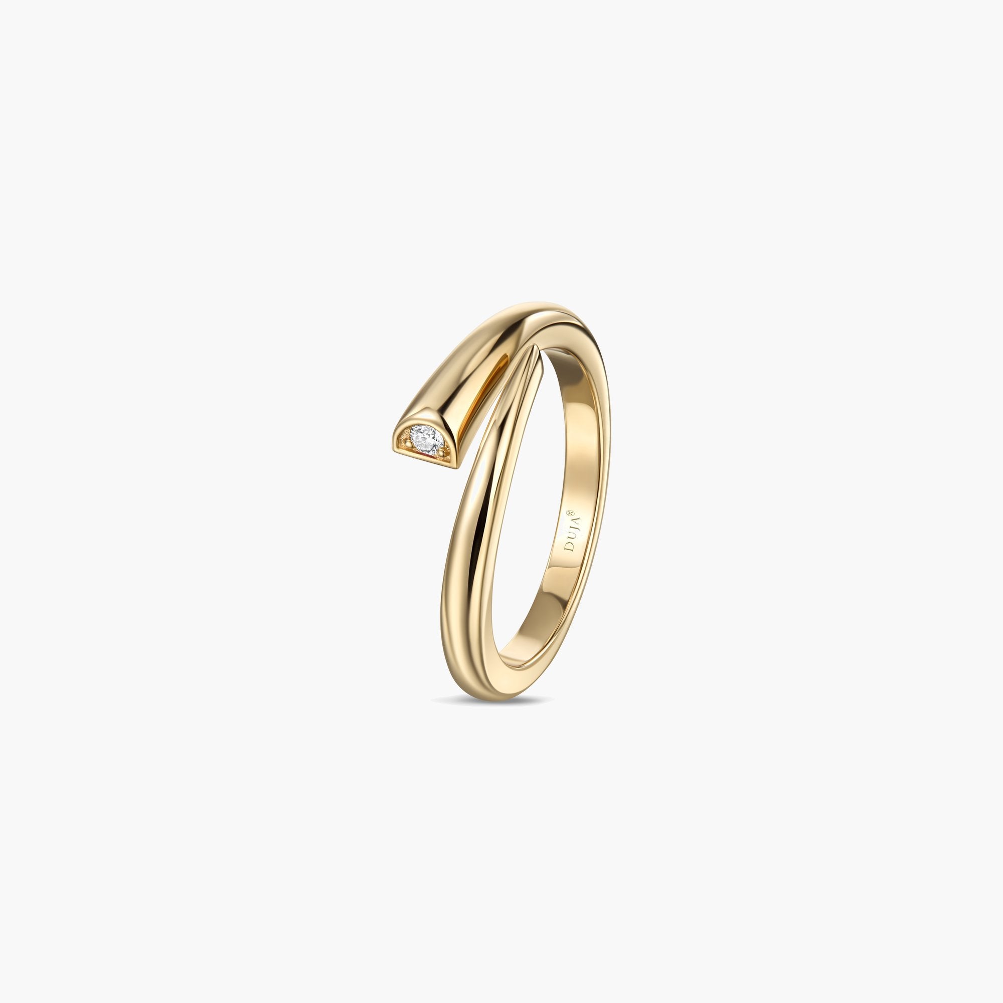 Intersect Ring- in yellow gold