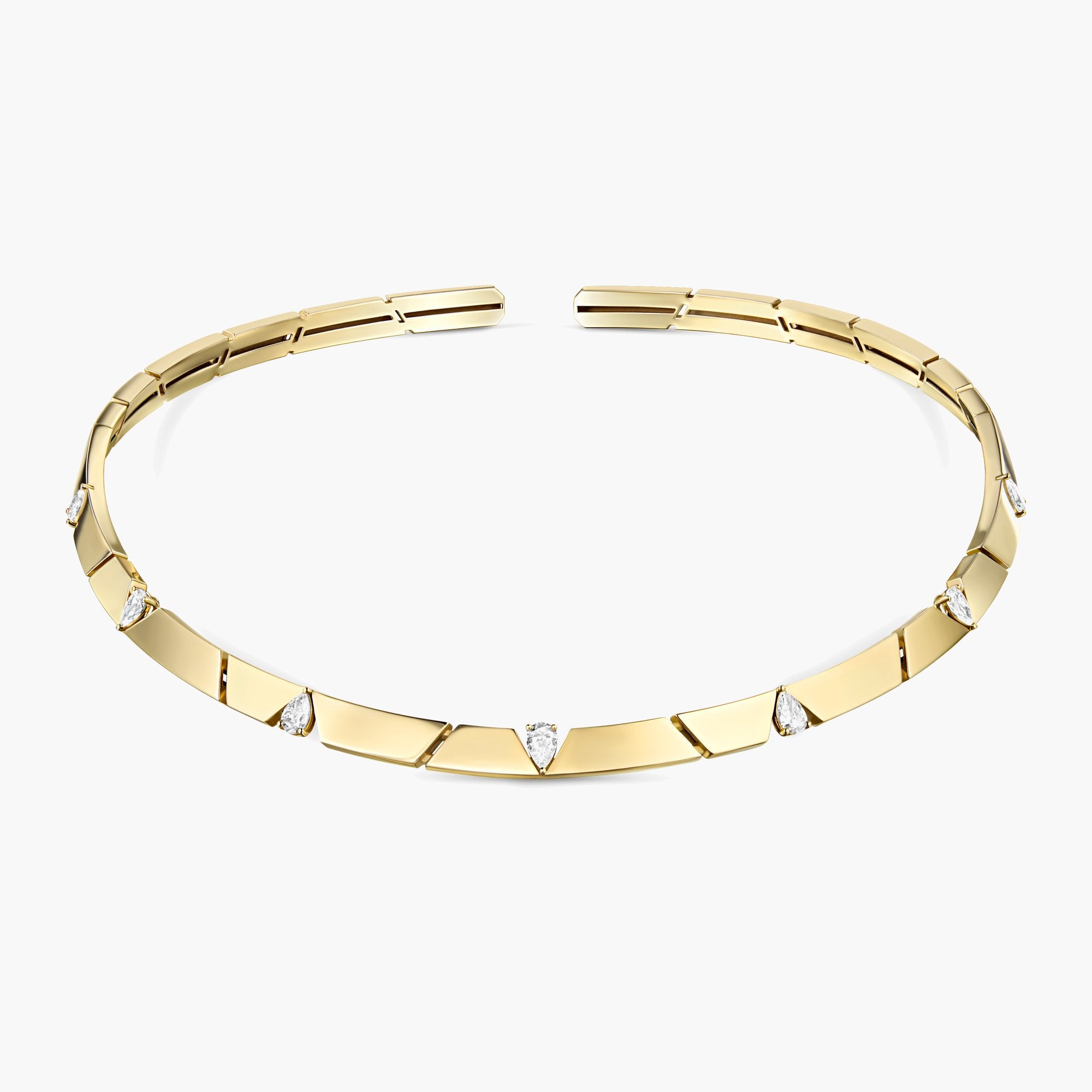 MUSE Choker- in yellow gold