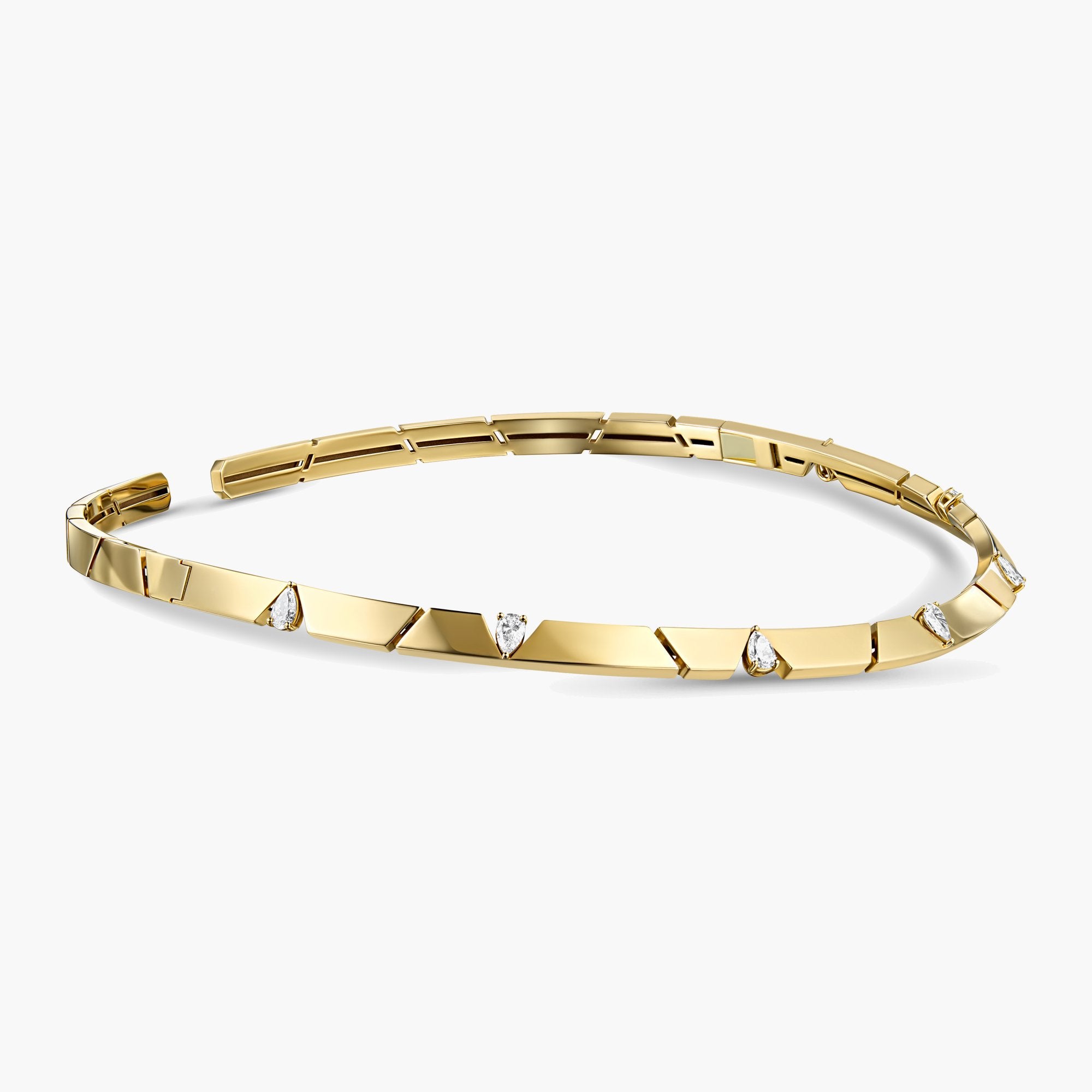 MUSE Choker- in yellow gold