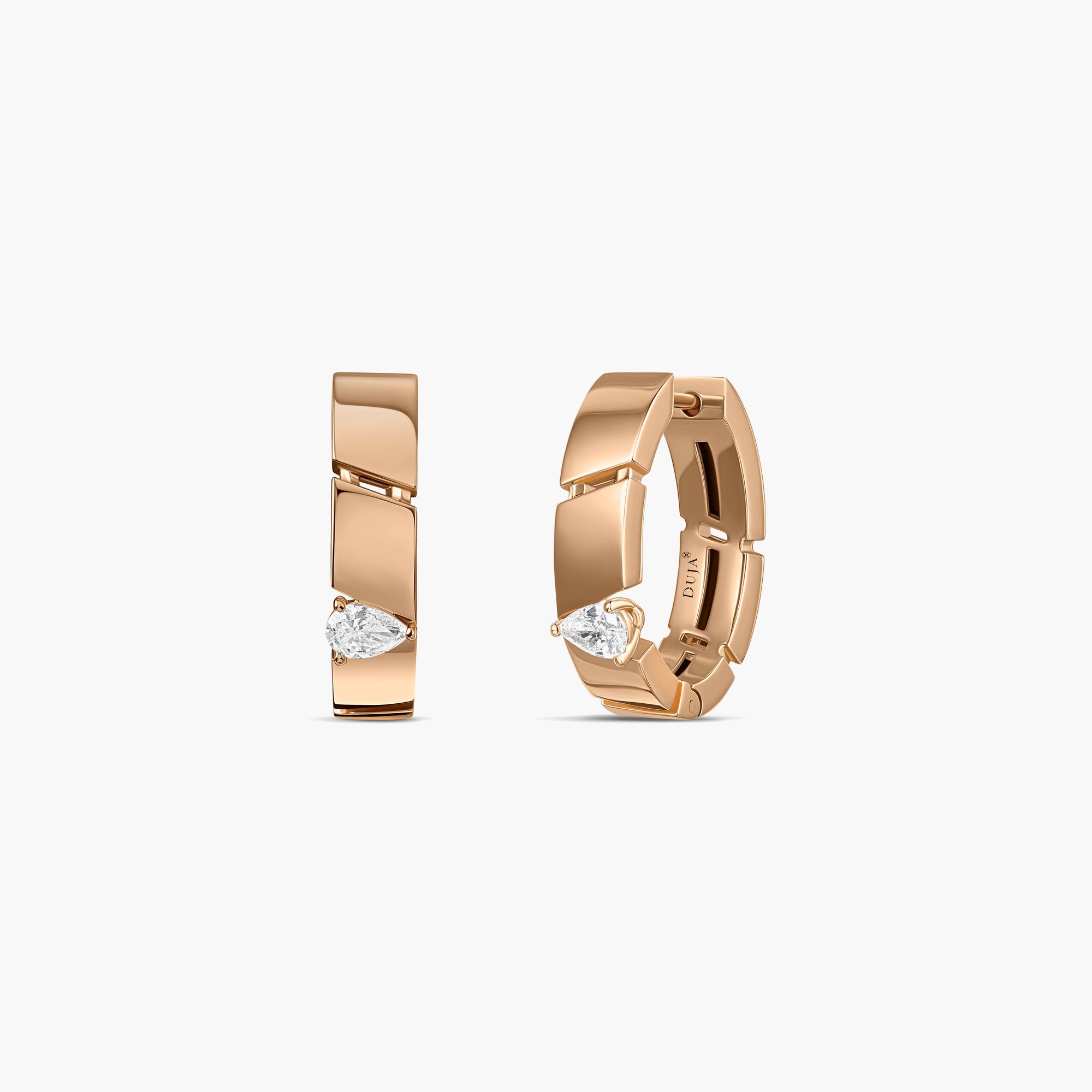 MUSE Hoop- Classic Earring in Rose Gold