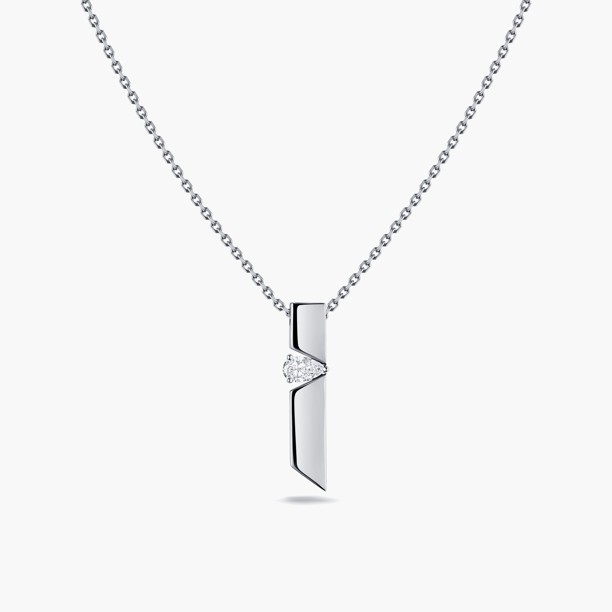 MUSE Pendant- in white gold