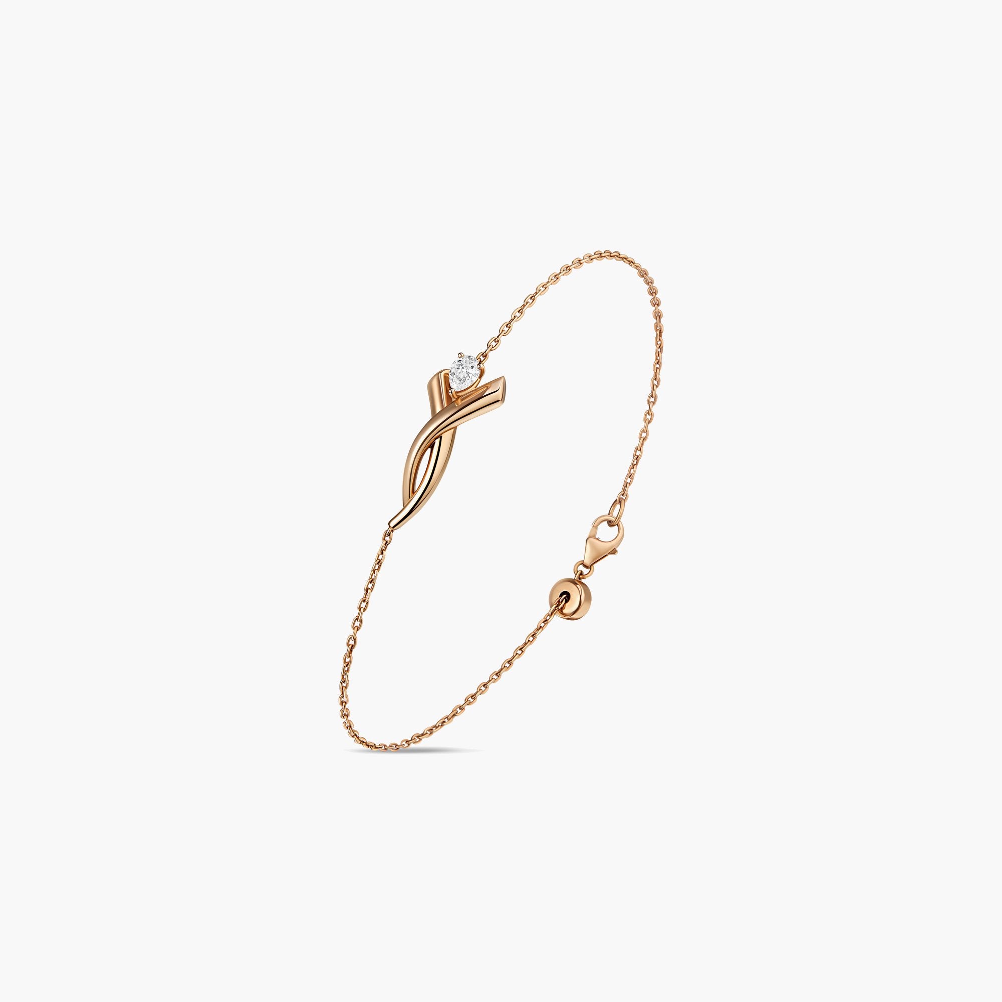 Intersect Bracelet- in rose gold