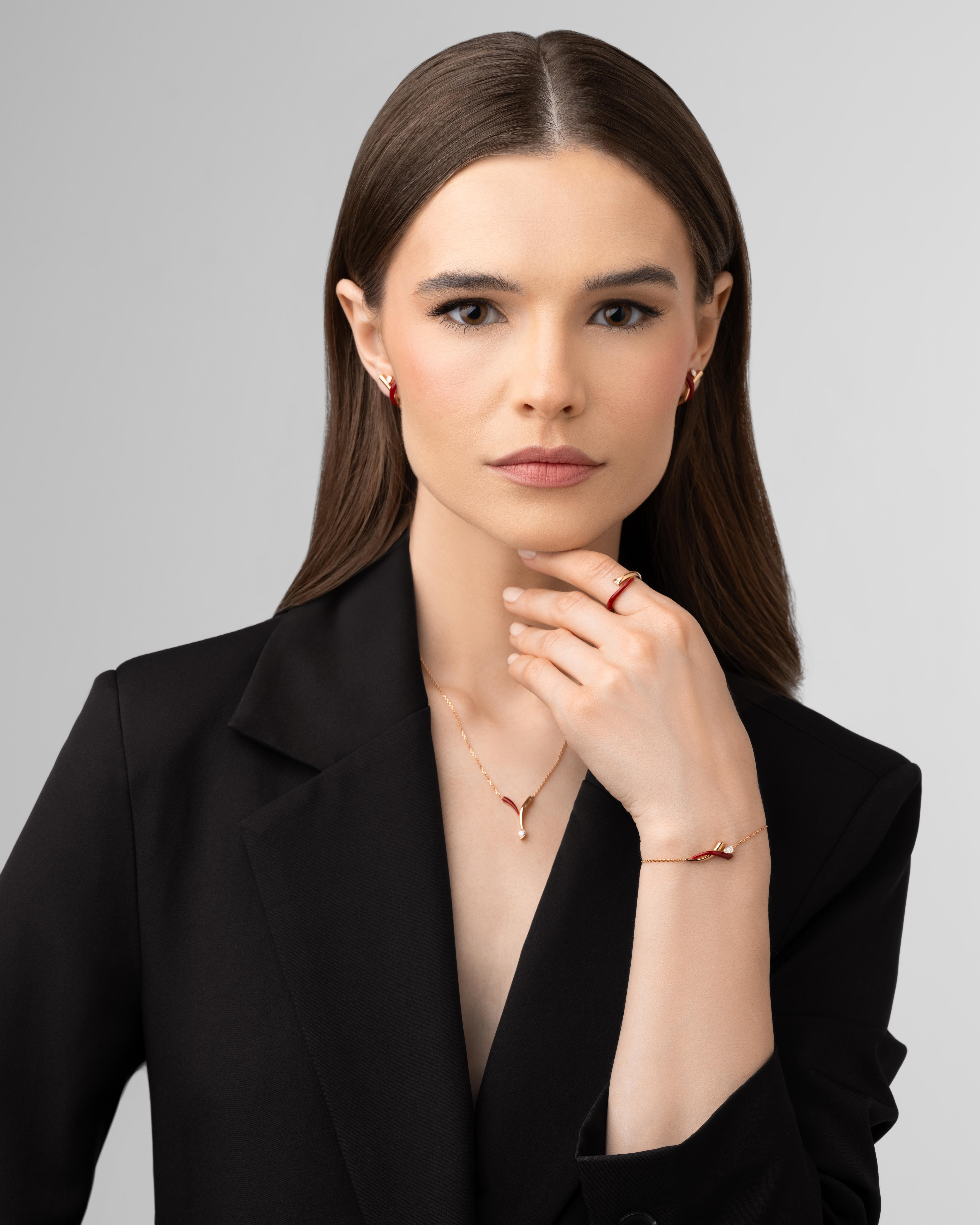 Intersect Ring- in rose gold