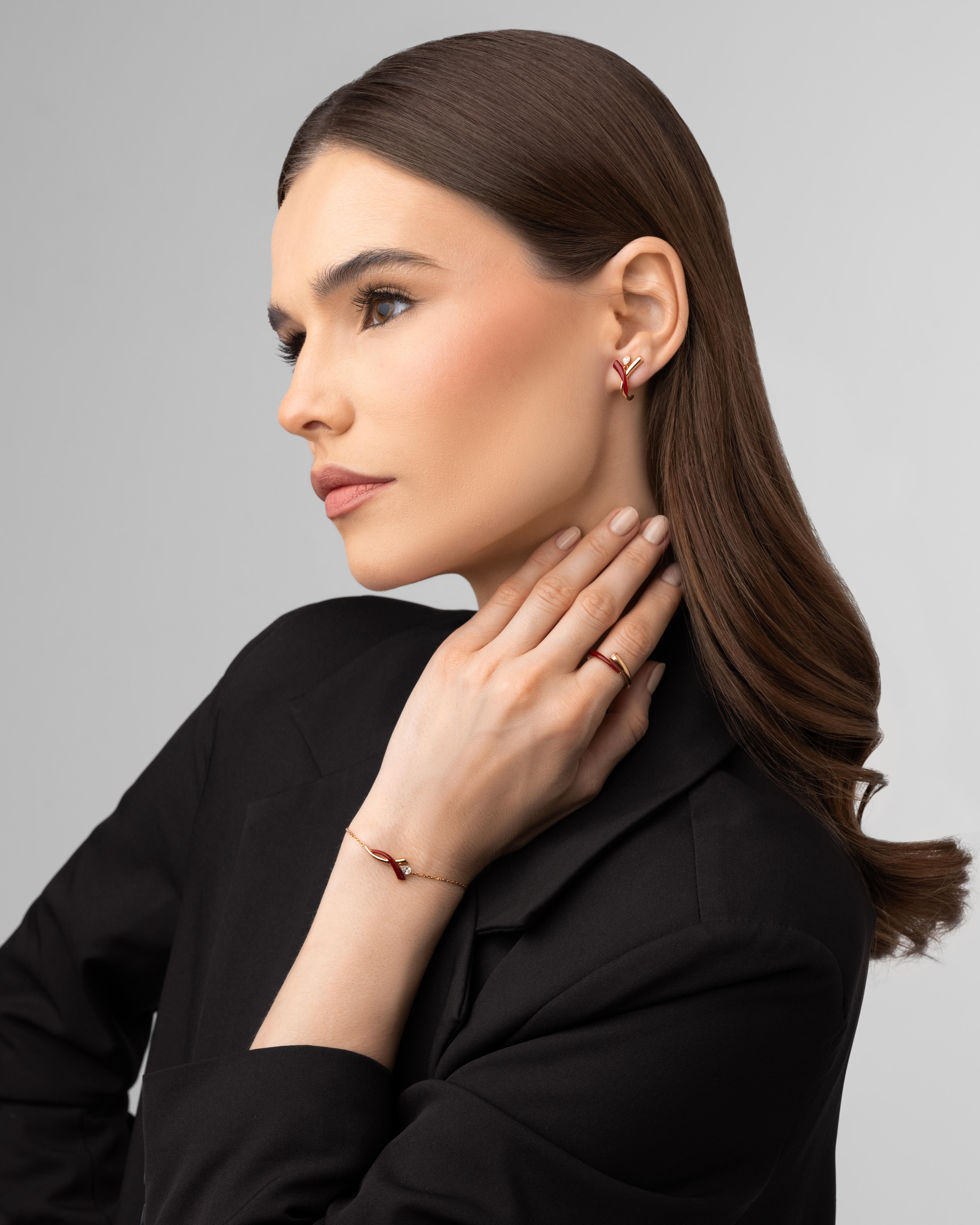 Intersect Ring- in rose gold